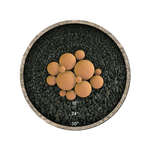Burnt Orange,13 Piece Mixed Set,Regular,Ceramic Fire Balls