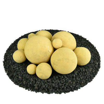 Dandelion Yellow,13 Piece Mixed Set,Regular,Ceramic Fire Balls