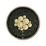 Dandelion Yellow Speckled,13 Piece Mixed Set,Regular,Ceramic Fire Balls