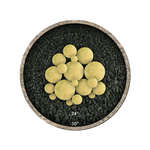 Dandelion Yellow,18 Piece Mixed Set,Regular,Ceramic Fire Balls