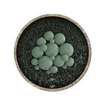 Slate Green,18 Piece Mixed Set,Regular,Ceramic Fire Balls