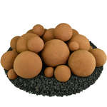 Burnt Orange,23 Piece Mixed Set,Regular,Ceramic Fire Balls