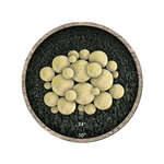 Dandelion Yellow Speckled,23 Piece Mixed Set,Regular,Ceramic Fire Balls