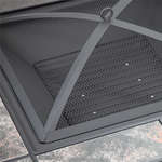 Square Slate,Wood Burning Fire Pits