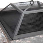 Slate Embossed,Wood Burning Fire Pits