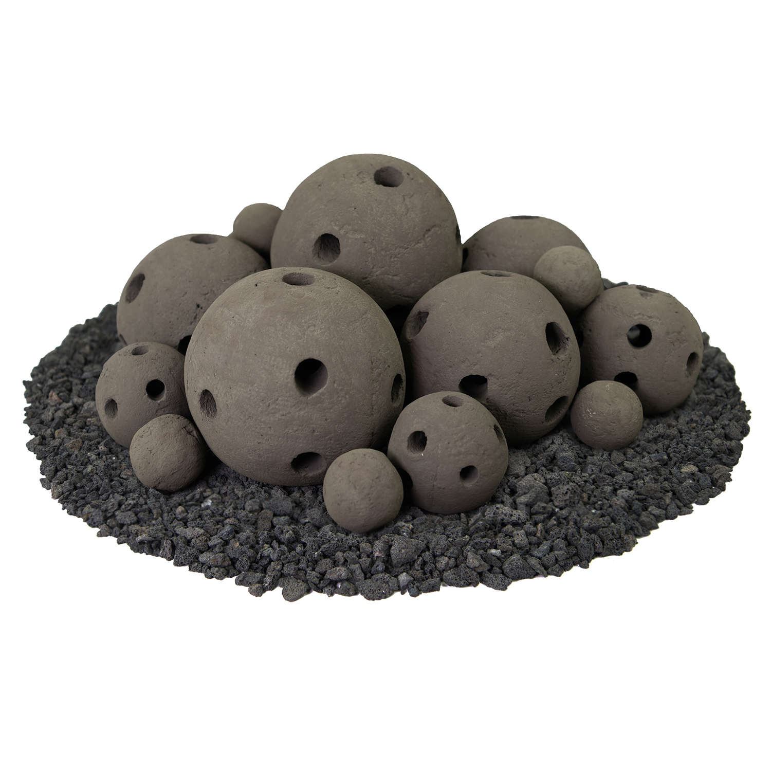 Hollow Ceramic Fire Balls Fire Pit Essentials