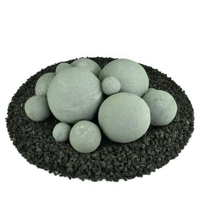 Pewter Gray,13 Piece Mixed Set,Regular,Ceramic Fire Balls