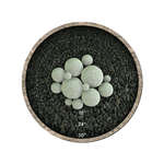 Pewter Gray Speckled,13 Piece Mixed Set,Regular,Ceramic Fire Balls