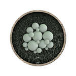 Pewter Gray,18 Piece Mixed Set,Regular,Ceramic Fire Balls