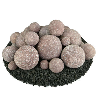Adobe Red Speckled,23 Piece Mixed Set,Regular,Ceramic Fire Balls