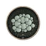 Pewter Gray,23 Piece Mixed Set,Regular,Ceramic Fire Balls
