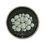 Pewter Gray Speckled,23 Piece Mixed Set,Regular,Ceramic Fire Balls