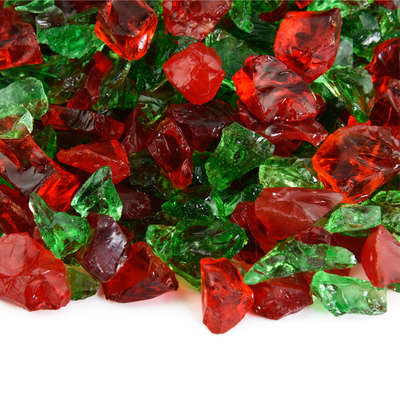 Holiday Spirit,Crushed Fire Glass Blends