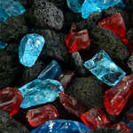 Hawaiian Dusk,Fire Glass Lava Blends