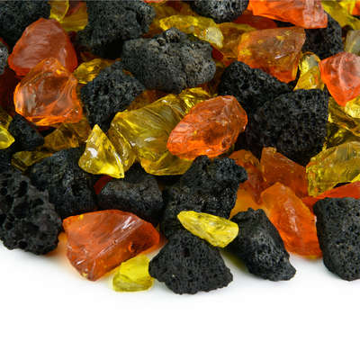Marigold Glow,Fire Glass Lava Blends