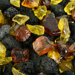 Oahu Sunflower,Fire Glass Lava Blends