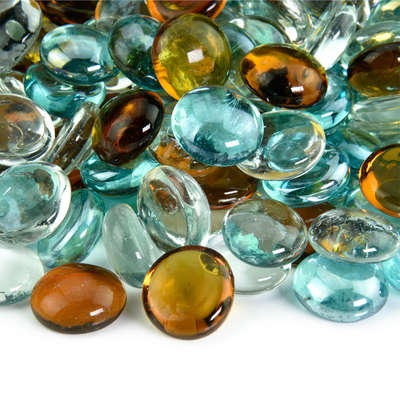 Shabby Chic,Fire Glass Bead Blends