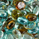 Shabby Chic,Fire Glass Bead Blends