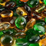 Fallen Leaves,Fire Glass Bead Blends