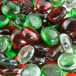 White Christmas,Fire Glass Bead Blends