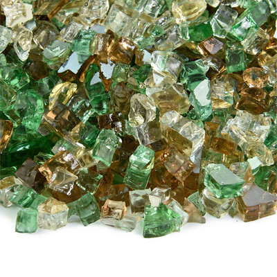 Prairie Gold,1/4",Reflective,Original Fire Glass Blends
