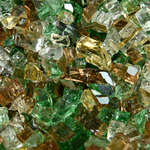 Prairie Gold,1/4",Reflective,Original Fire Glass Blends