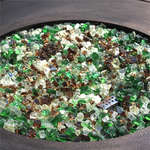 Prairie Gold,1/4",Reflective,Original Fire Glass Blends