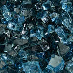 Kenai Blue,1/4",Reflective,Original Fire Glass Blends