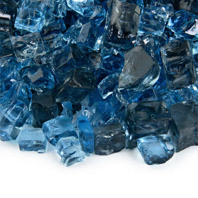 Kenai Blue,1/2",Regular,Original Fire Glass Blends