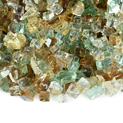 Irish Roast,1/4",Reflective,Original Fire Glass Blends 