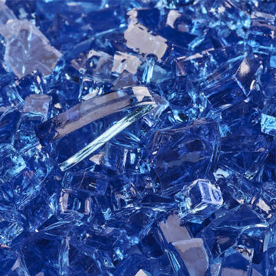 Deep Sea Blue,1/4",Regular,Original Fire Glass