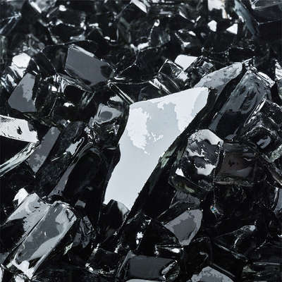 Midnight Black,1/4",Regular,Original Fire Glass