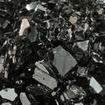 Midnight Black,1/4",Reflective,Original Fire Glass