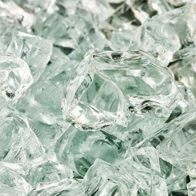 Arctic Ice,1/2",Regular,Original Fire Glass