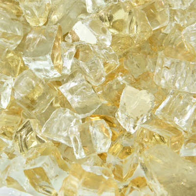 Gold Strike,1/2",Reflective,Original Fire Glass