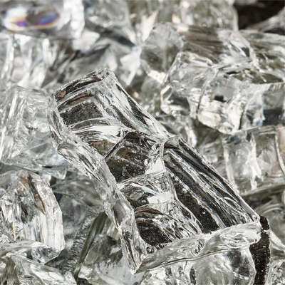 White Cloud,1/2",Reflective,Original Fire Glass