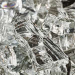 White Cloud,1/2",Reflective,Original Fire Glass