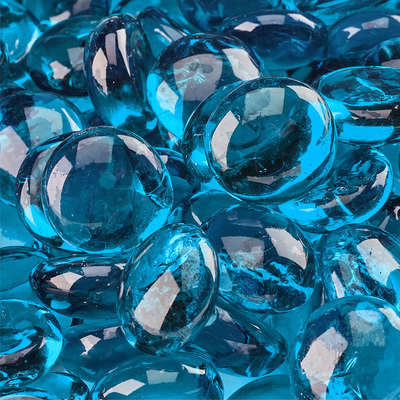 Tahitian Blue,Regular,Fire Glass Beads 
