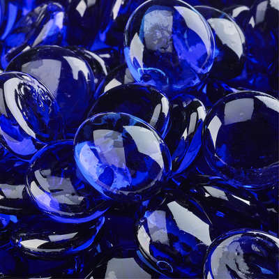 Deep Sea Blue,Regular,Fire Glass Beads 