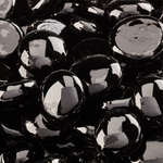 Midnight Black,Regular,Fire Glass Beads