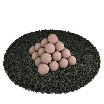 Adobe Red,2",Regular,Ceramic Fire Balls