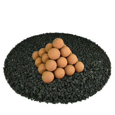 Burnt Orange,2",Regular,Ceramic Fire Balls