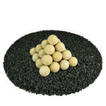 Dandelion Yellow Speckled,2",Regular,Ceramic Fire Balls