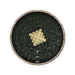 Dandelion Yellow Speckled,2",Regular,Ceramic Fire Balls