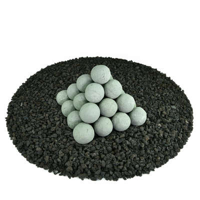 Pewter Gray,2",Regular,Ceramic Fire Balls