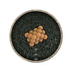 Burnt Orange,3",Regular,Ceramic Fire Balls