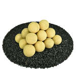 Dandelion Yellow,3",Regular,Ceramic Fire Balls