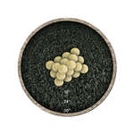 Dandelion Yellow Speckled,3",Regular,Ceramic Fire Balls