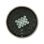 Pewter Gray,3",Regular,Ceramic Fire Balls