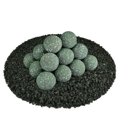 Slate Green Speckled,3",Regular,Ceramic Fire Balls